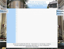 Tablet Screenshot of parafiaparzeczew.pl